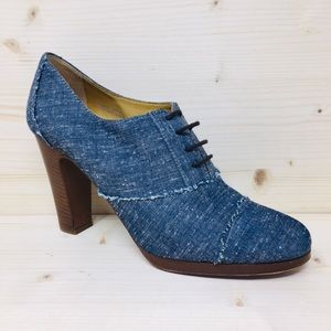 J. Crew Women’s Denim Heels Sz 7.5M